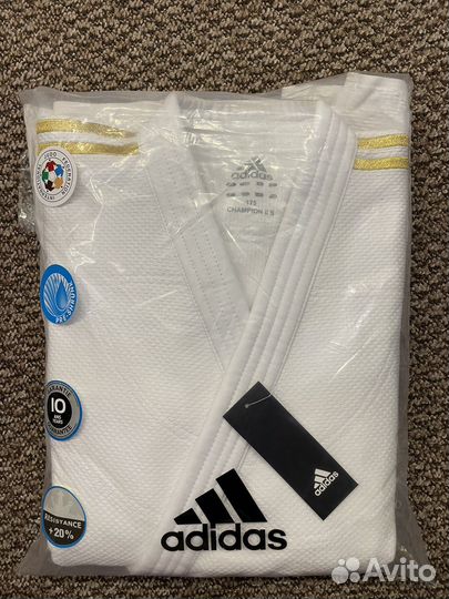 Кимоно для дзюдо adidas champion 2 S рост 175 см