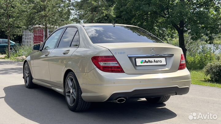 Mercedes-Benz C-класс 1.8 AT, 2012, 169 684 км