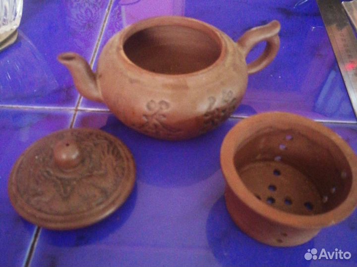 Террокотовый китайский чайник