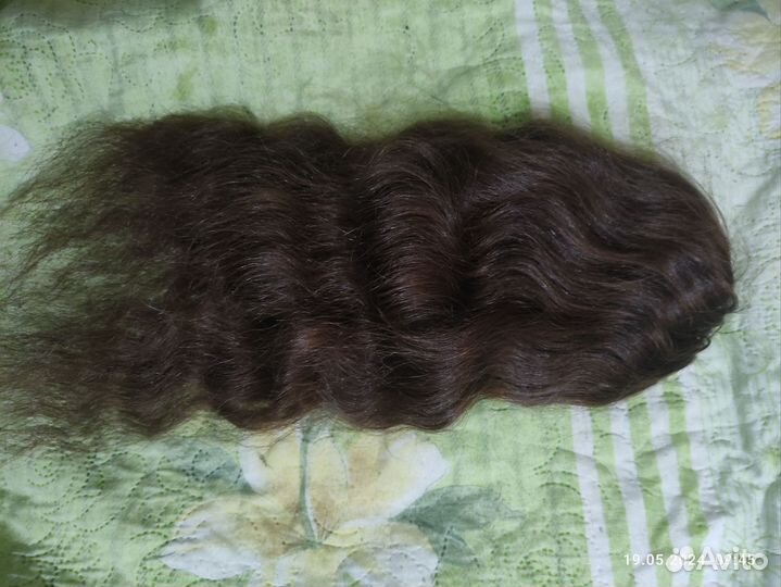 Шиньон из натуральных волос