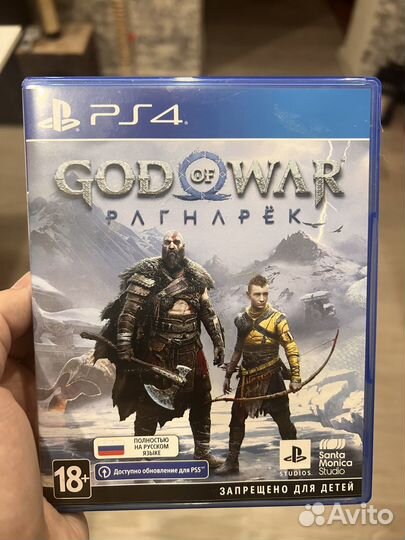 God of war ragnarok ps4 диск
