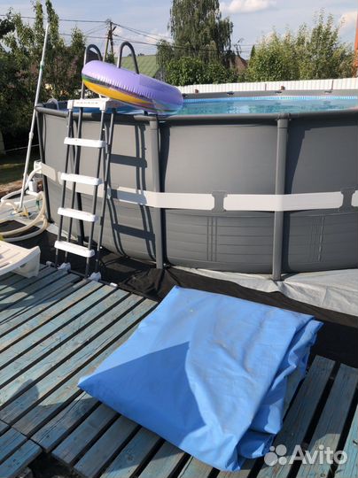 Надувной бассейн Intex Easy set 549x122