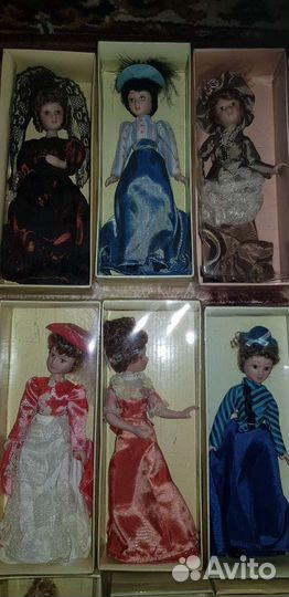 Куклы Дамы Эпохи и Куклы в народных костюмах