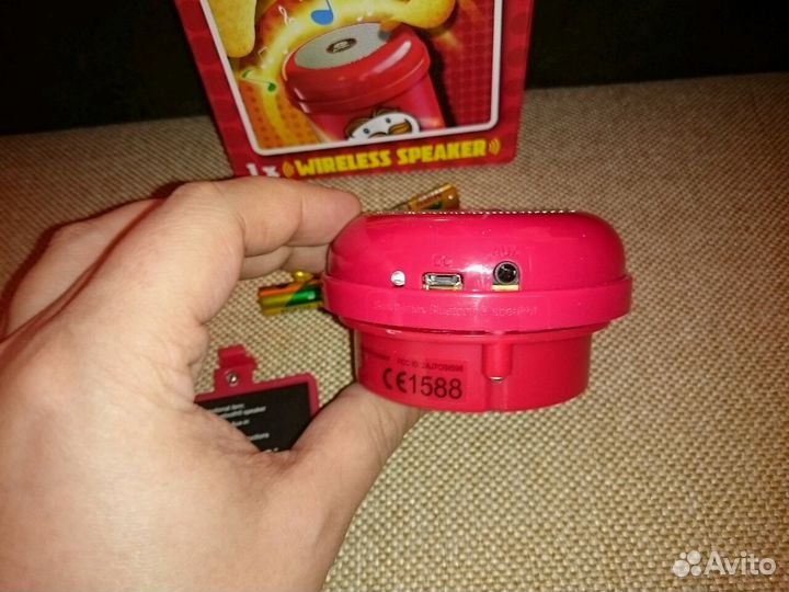 Портативная беспроводная Колонка блютуз pringles