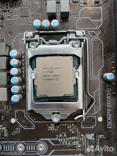 Комплект i7-7700k + B250M pro-vd + 16gb