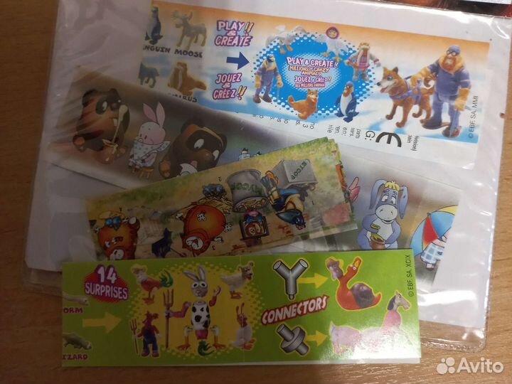 Вкладыши к киндерам