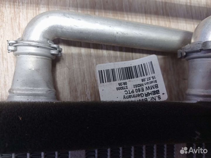 Радиатор печки на BMW 5 f10