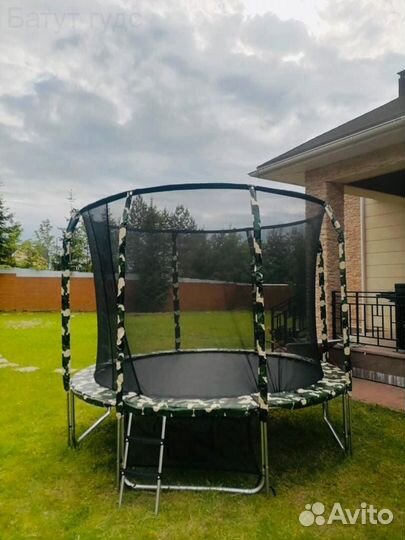 Батуты с сеткой детские и взрослые