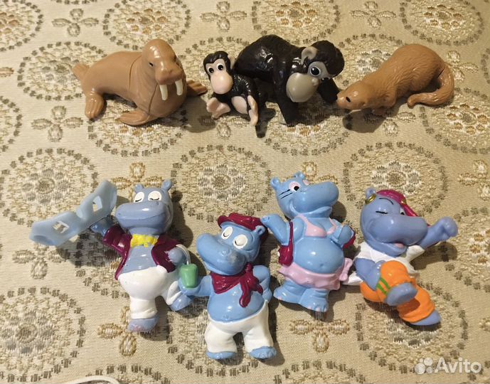 Игрушки из киндер сюрприза 90-х и 2000-х