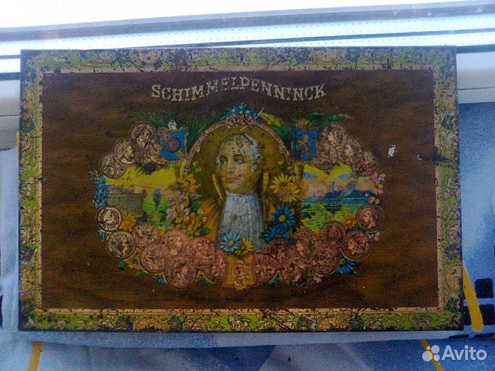 Коробка сигаретная жестянная 50годов