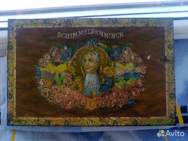 Коробка сигаретная жестянная 50годов