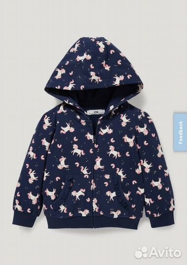 Толстовка на тонком флисе, C&A Размер: 98