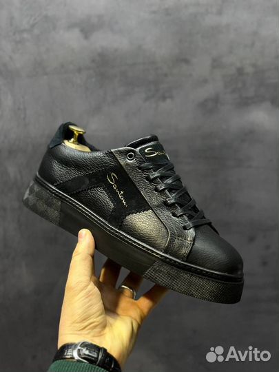 Кеды зимние santoni на байке