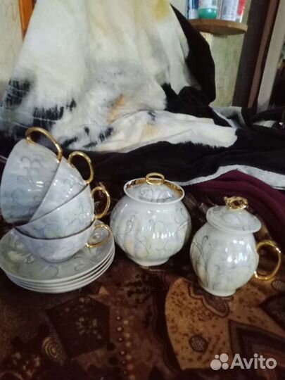 Сервиз чайный Дулево перламутр