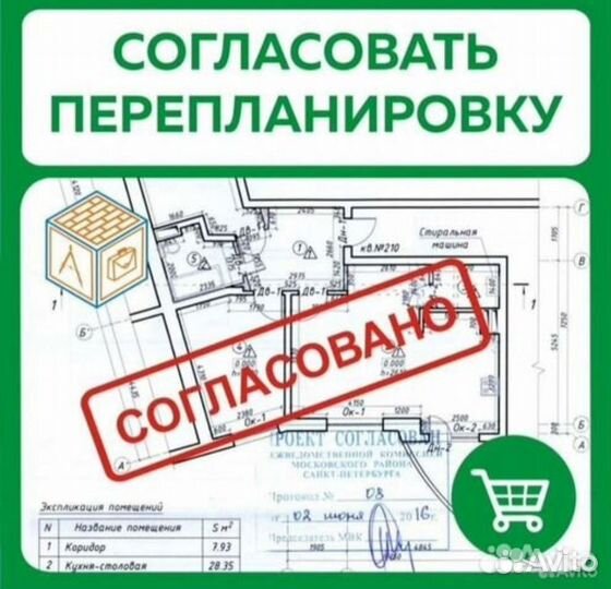 Перепланировка квартиры Согласовать