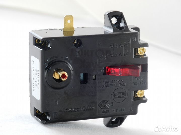 Тен и термостат от бойлера Аристон TI shape 10-30