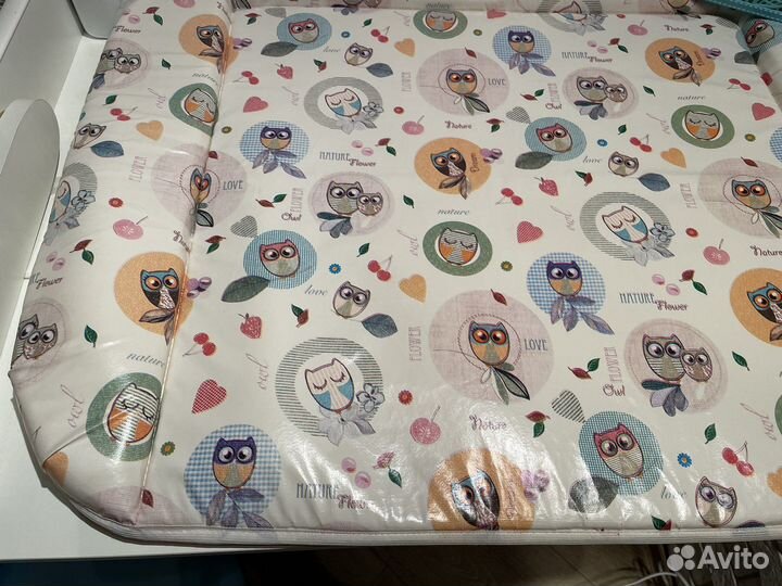 Матрас Совушки на пеленальный столик