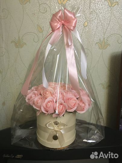 Букет из мыльных роз к празднику