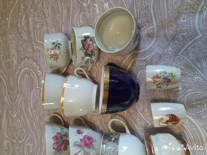 Чашки из сервизов СССР