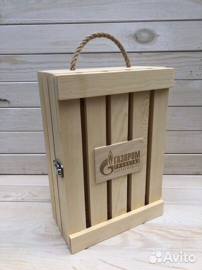 Ящики, боксы из дерева для подарков оптом