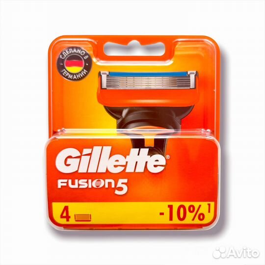 Лезвия для бритвы Gillette Fusion 4шт, 8шт