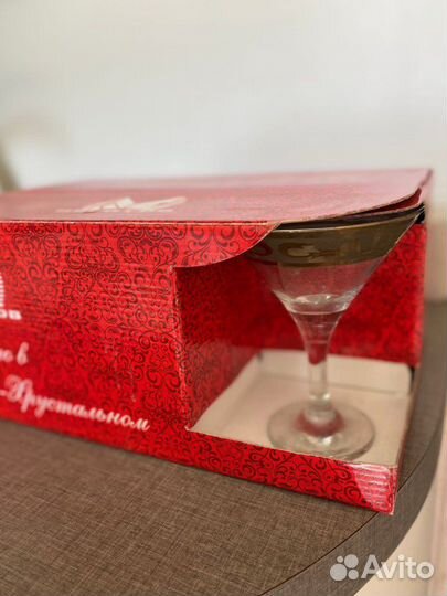 Бокалы новые в коробке