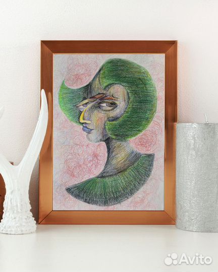 Портрет в стиле Пикассо