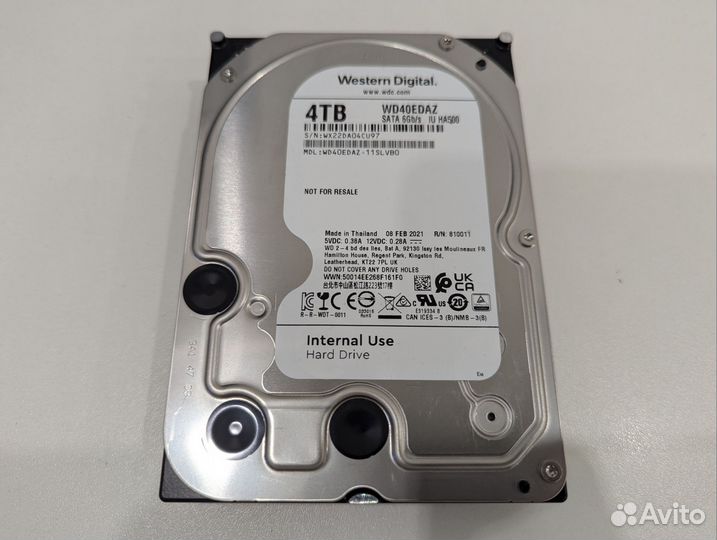 Жесткий диск HDD 3.5 WD 4Tb