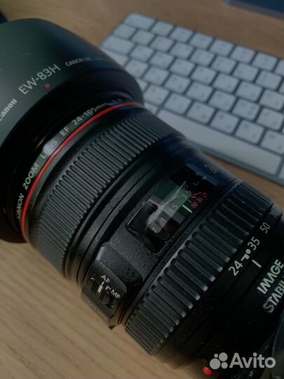 Объектив Canon ef 24 105mm f 4l is usm