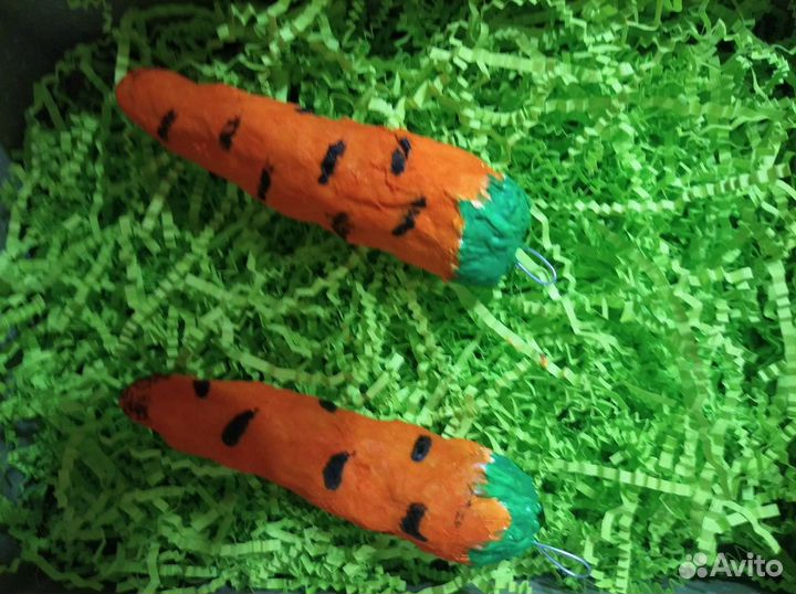 Ватные елочные игрушки