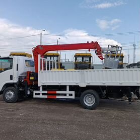 Isuzu Elf с КМУ, 2024