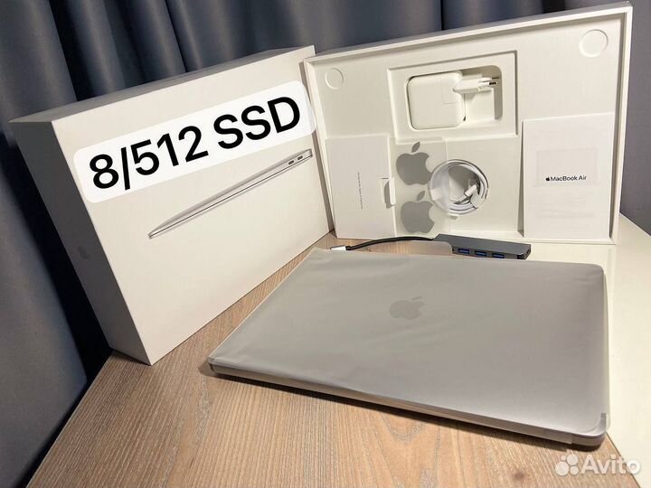 Macbook air 13 2020 m1 8gb 512gb apple ноутбук pro