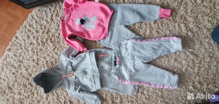 Весенний костюм для девочки 80 см