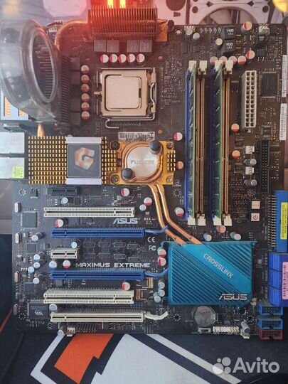 Материнская плата Asus Maximus extreme + проц