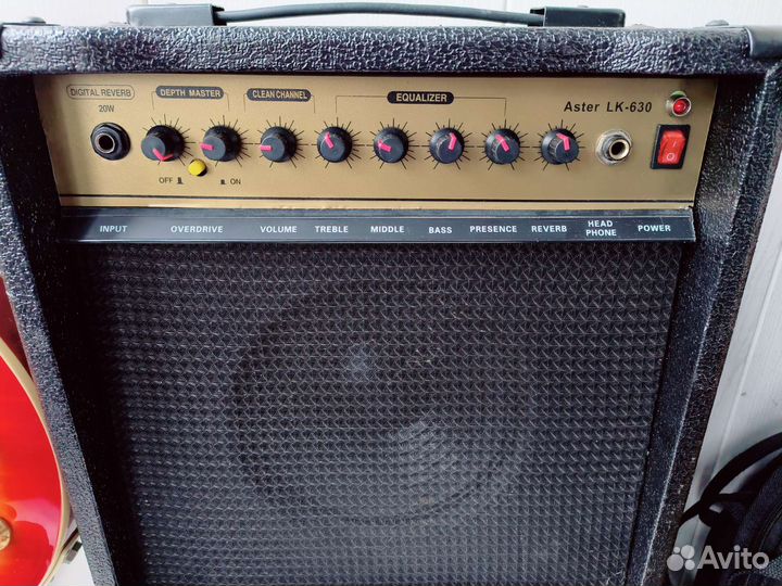 Электрогитара Ashtone Les Paul +комбик 20вт +к-т