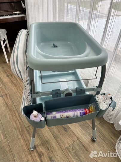 Пеленальный столик с ванночкой chicco