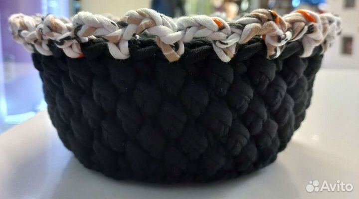 Вязаные шкатулки/конфетница хэндмейд