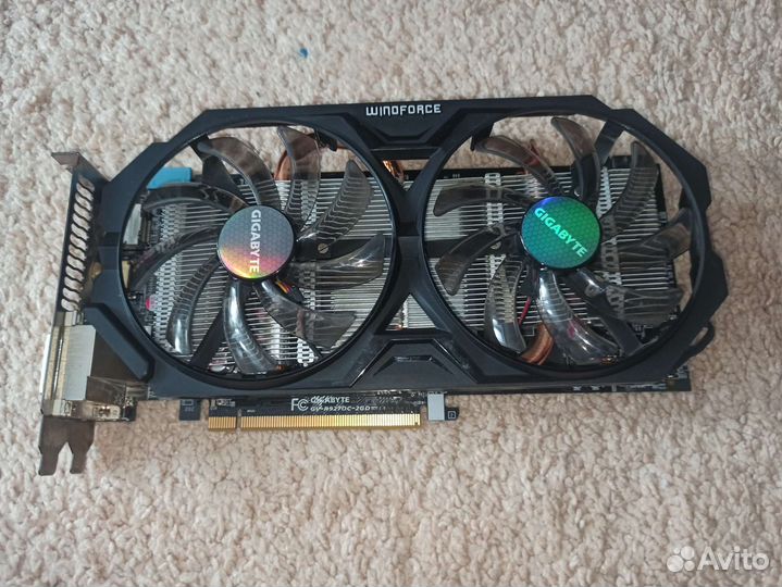 Видеокарта r9 270 2gb нерабочая