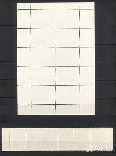 1996 РФ: чистые малые листы, блоки, почтовые марки