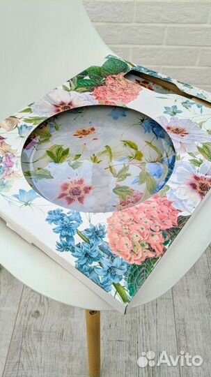 Тортовница тарелка с лопаткой