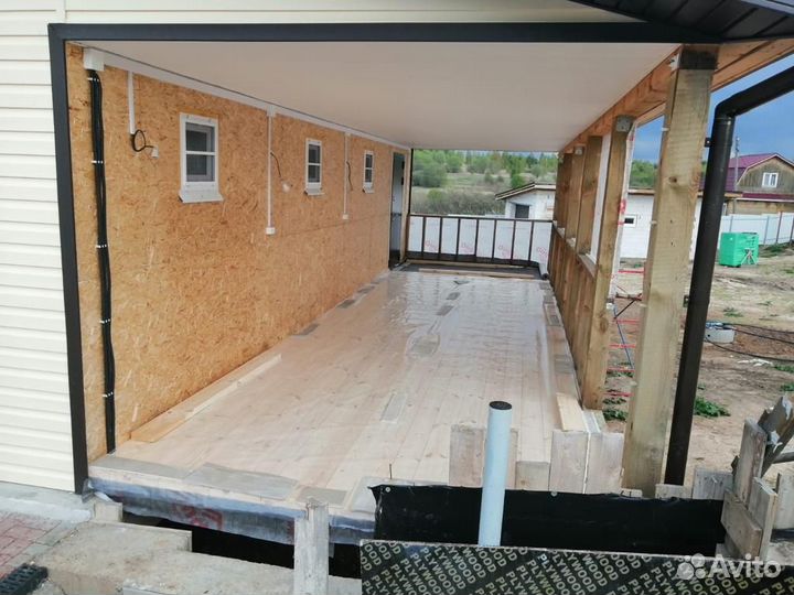 Остекление веранды балкона беседки крыльца дома