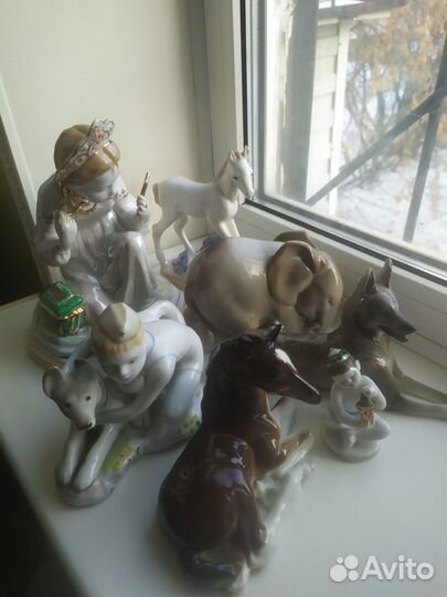 Фарфоровые статуэтки СССР лфз и др.Винтаж