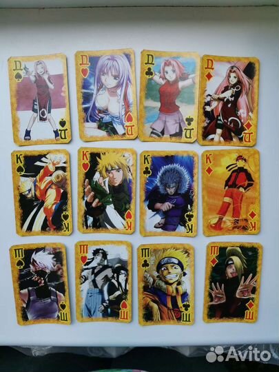 Карты игральные Наруто