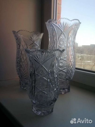 Хрустальная ваза