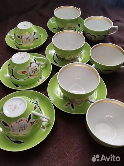 Остатки чайных сервизов
