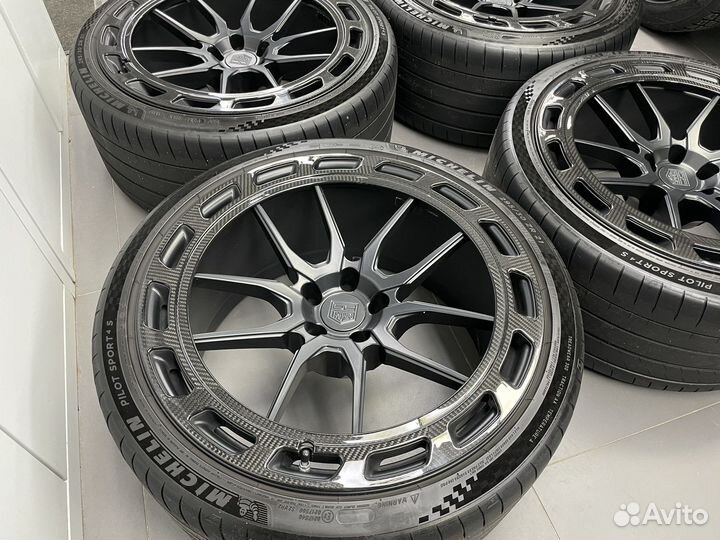 Кованные диски с карбоном R21 Audi rs6 rs7