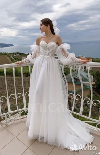 Свадебное платье XS аренда