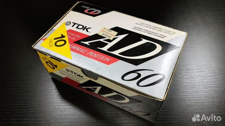 Аудиокассеты TDK AD 60. Japan.1991. Из блока