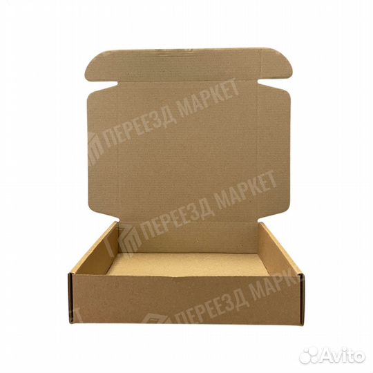 Самосборная картонная коробка №233 200х200х45 мм