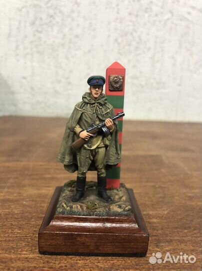 Оловянный солдатик 54 мм. Пограничник, моряк